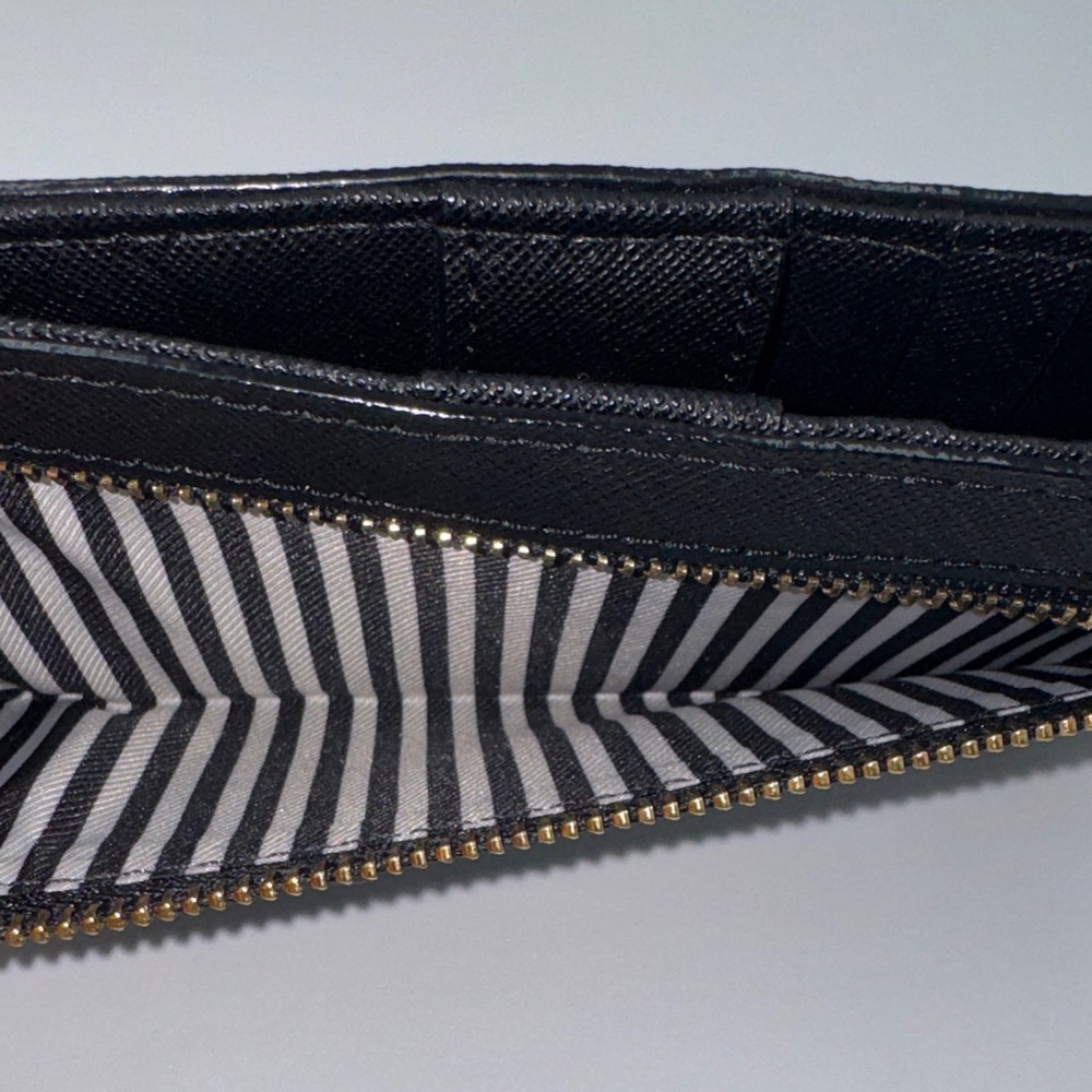 Kate Spade Black Two-Way Satchel & Wallet Set with Crystal Embellishments - Picture 7 of 13